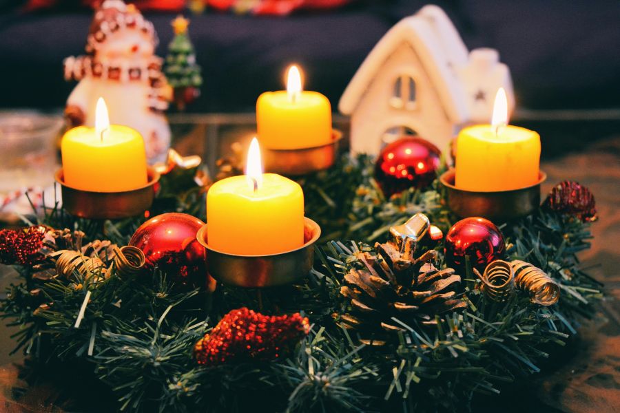 Adventskrans, jul