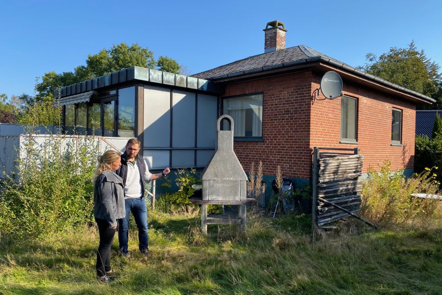 Maria og Anders Holmgreen har købt et dødsbo på Bjeverskov Allé i Risbjergkvarteret i Hvidovre