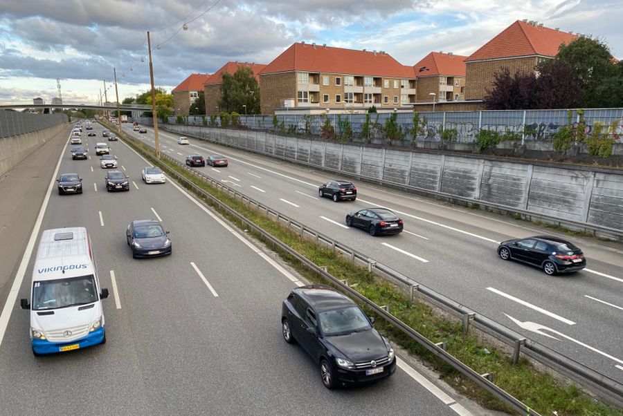 Trafikstøj i Hvidovre Kommune fra Holbækmotorvejen