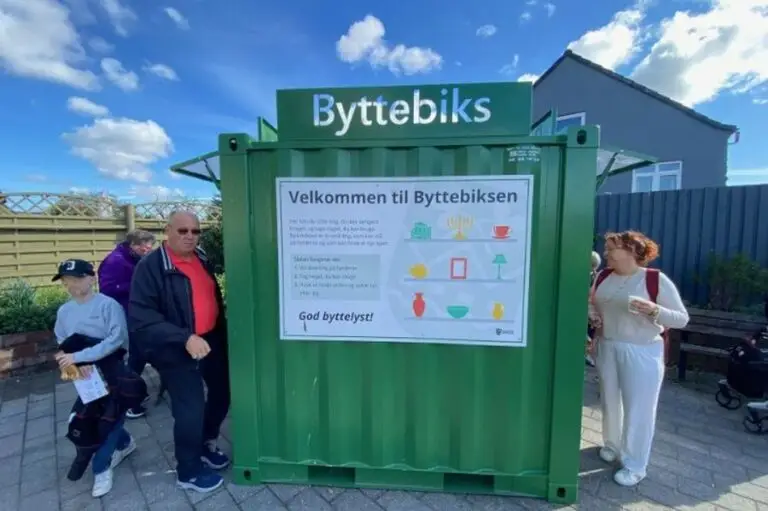 Byttebiksen i Hvidovre er en ny byttecontainer til genbrug