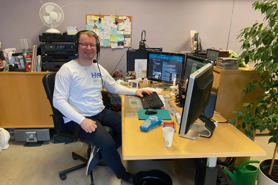 Per Schreiber, frivillig på Hvidovre Nærradio